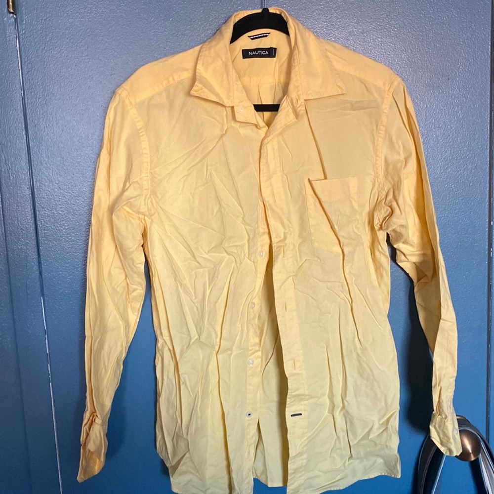 Yellow Button Down